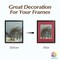 Pack of 10, 11x14 for 8x10 China Red Color Mats - Acid Free, 4-ply Thickness, White Core - for Pictures, Photos, Framing